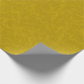 Yellow textured surface with  swirling pattern cadeaupapier (Hoek)