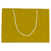 Yellow textured surface with  swirling pattern groot cadeauzakje (Achterkant)