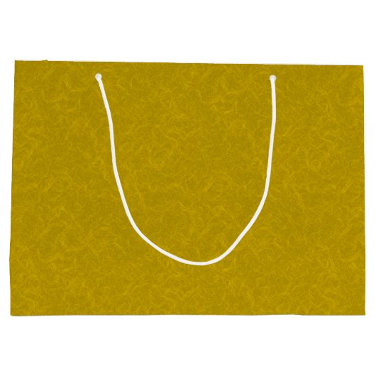 Yellow textured surface with  swirling pattern groot cadeauzakje (Achterkant)