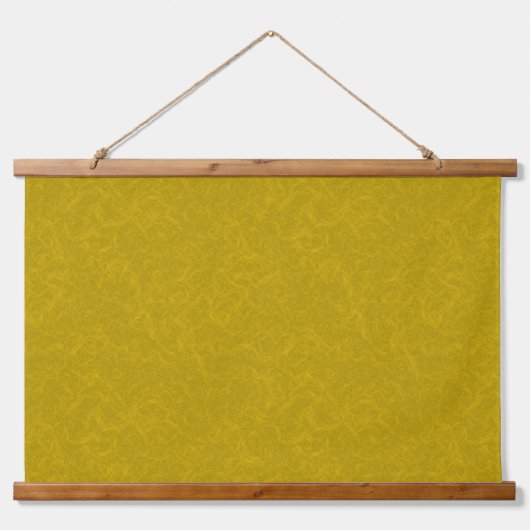 Yellow textured surface with  swirling pattern hangend wandkleed (Voorkant)