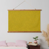 Yellow textured surface with  swirling pattern hangend wandkleed (Slaapkamer)