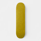 Yellow textured surface with  swirling pattern persoonlijk skateboard (Voorkant)