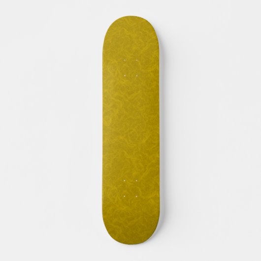 Yellow textured surface with  swirling pattern persoonlijk skateboard (Voorkant)