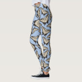 Yellow Tiger Swallowtail Butterflies Patroon Leggings (Links)