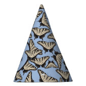 Yellow Tiger Swallowtail Butterfly Birthday Feesthoedjes (Rechts)