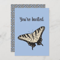 Yellow Tiger Swallowtail Butterfly Illustratie