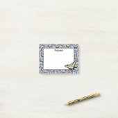 Yellow Tiger Swallowtail Butterfly Illustratie Post-it® Notes (Op bureau)