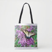 Yellow Tiger Swallowtail Butterfly Tote Bag (Voorkant)