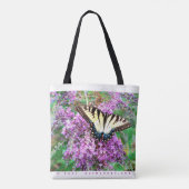 Yellow Tiger Swallowtail Butterfly Tote Bag (Achterkant)