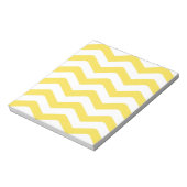 Yellow Tight Chevron Pattern Notitieblok (Linkerzijde)