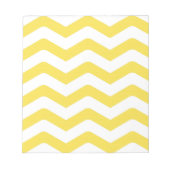 Yellow Tight Chevron Pattern Notitieblok (Voorkant)