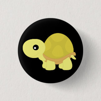 Yellow Tortoise Ronde Button 3,2 Cm