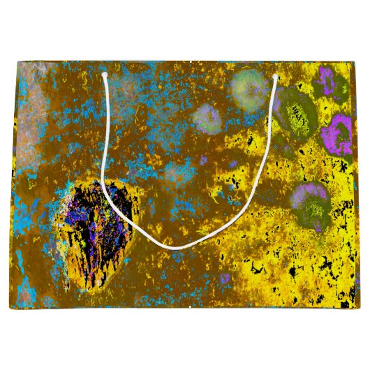 Yellow Tree Bark Gift Bag Groot Cadeauzakje (Voorkant)