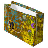 Yellow Tree Bark Gift Bag Groot Cadeauzakje (Voorkant Gekanteld)