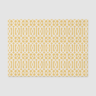 Yellow Trellis Weefselpapier Tissuepapier