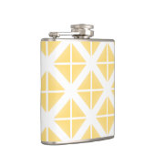Yellow Trendy driehoekspatroon Heupfles (Rechts)