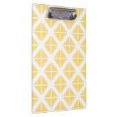 Yellow Trendy driehoekspatroon Klembord (Rechts)