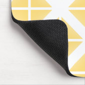 Yellow Trendy driehoekspatroon Muismat (Hoek)