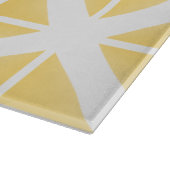 Yellow Trendy driehoekspatroon Snijplank (Hoek)
