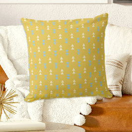 Yellow Triangles Pillow Kussen