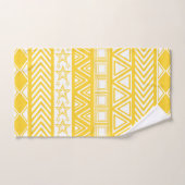 Yellow Tribal Design Bad Handdoek (Handdoek)
