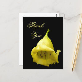 Yellow Tropical Blossom Briefkaart