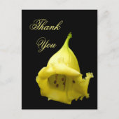 Yellow Tropical Blossom Briefkaart (Voorkant)