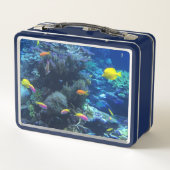 Yellow Tropical Fish Underwater Foto (Achterkant)