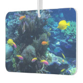 Yellow Tropical Fish Underwater Foto Luchtverfrisser (Links)