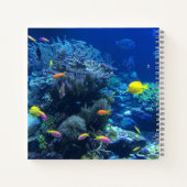 Yellow Tropical Fish Underwater Foto Notitieboek (Achterkant)