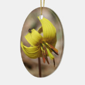 Yellow Trout Lily Floral Ornament (Links)