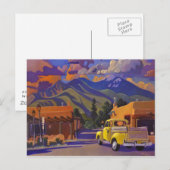 Yellow Truck POSTCARD by Art West Briefkaart (Voorkant / Achterkant)