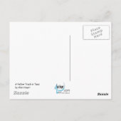 Yellow Truck POSTCARD by Art West Briefkaart (Achterkant)