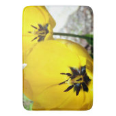 Yellow Tulip Bath Mat (Voorkant Verticaal)