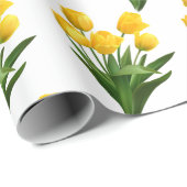 Yellow Tulip Bouquet Cadeaupapier (Rol Hoek)