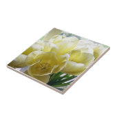 Yellow Tulip Bouquet Tegeltje (Zijkant)