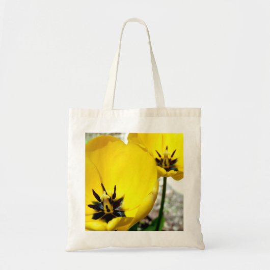 Yellow Tulip Budget Canvas tas (Voorkant)