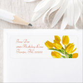 Yellow Tulip Etiket (Insitu)