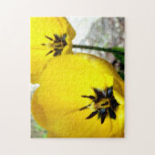Yellow Tulip foto Puzzle Legpuzzel (Verticaal)