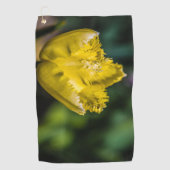 Yellow Tulip Golfhanddoek (Voorkant)