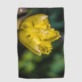 Yellow Tulip Golfhanddoek