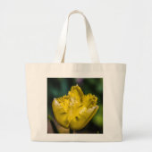 Yellow Tulip Grote Tote Bag (Voorkant)