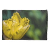 Yellow Tulip Kussensloop (Achterkant)