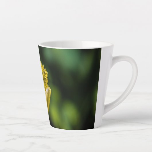Yellow Tulip Latte Mok (Rechts)