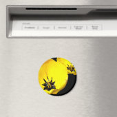 Yellow Tulip Magnet (Insitu (Vaatwasser))