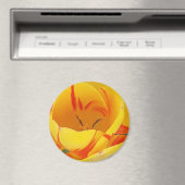 Yellow Tulip Magnet (Insitu (Vaatwasser))