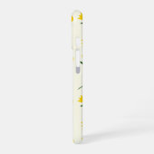 Yellow Tulip Pattern  iPhone 16 Hoesje (Linkerkant)