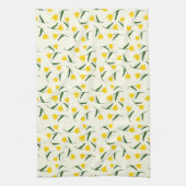 Yellow Tulip Pattern Theedoek (Verticaal)