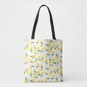 Yellow Tulip Pattern Tote Bag (Voorkant)
