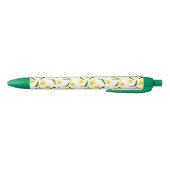 Yellow Tulip Pattern  Zwarte Inkt Pen (Bodem)